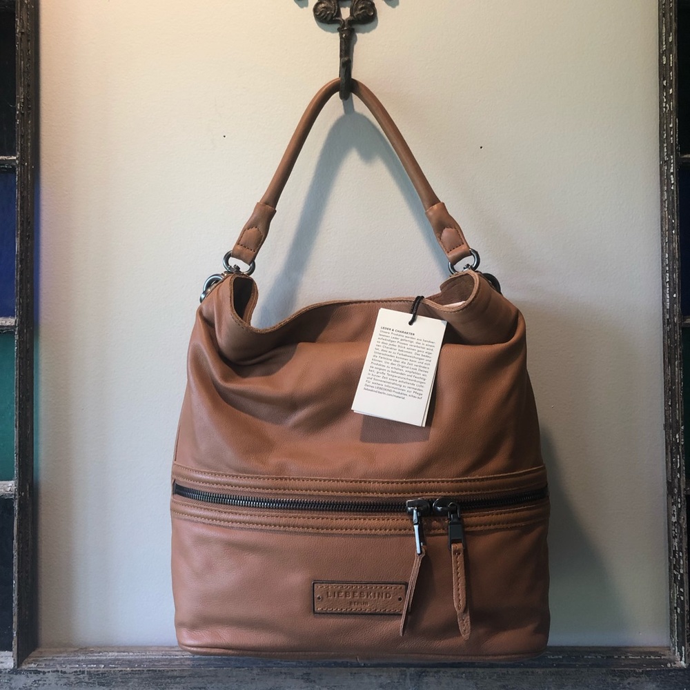 NWT free people Liebeskind leather Fenja hobo crossbody